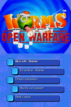 Worms - Open Warfare (USA) screen shot title